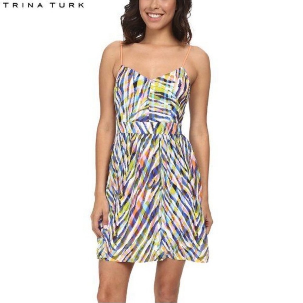Trina Turk Multicolor Strappy Dress